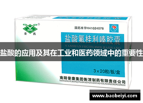 盐酸的应用及其在工业和医药领域中的重要性